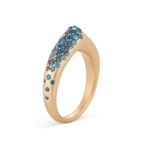 Blue Diamond The Arch Prosperity Stripe Small Ring