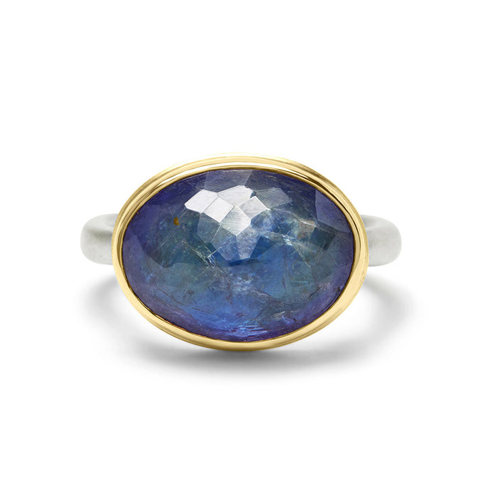 Faceted Tanzanite Cocktail Ring