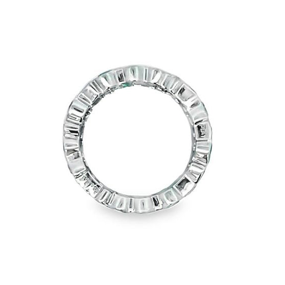 Emerald & Diamond De La Vie Eternity Ring