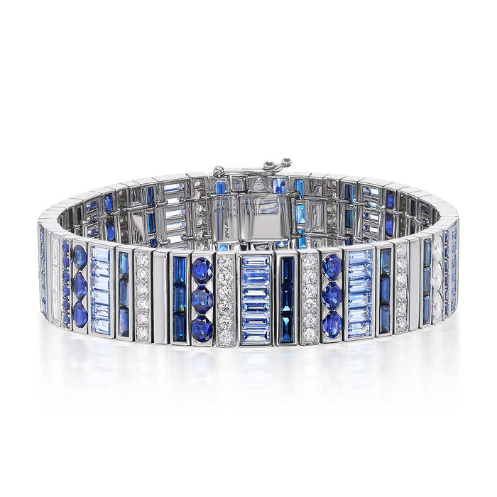 Sapphire & Diamond Masterpiece Chic Bracelet