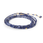 Sodalite Convertible Bead Wrap Bracelet-Necklace