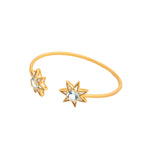 Aquamarine Star Bracelet