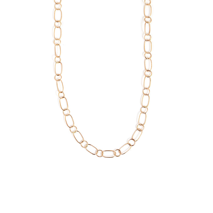 Handmade Oval Link Chain Necklace