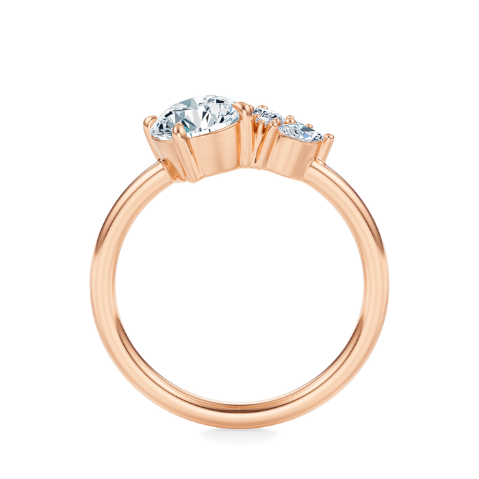 Petite Mulberry Engagement Ring Setting