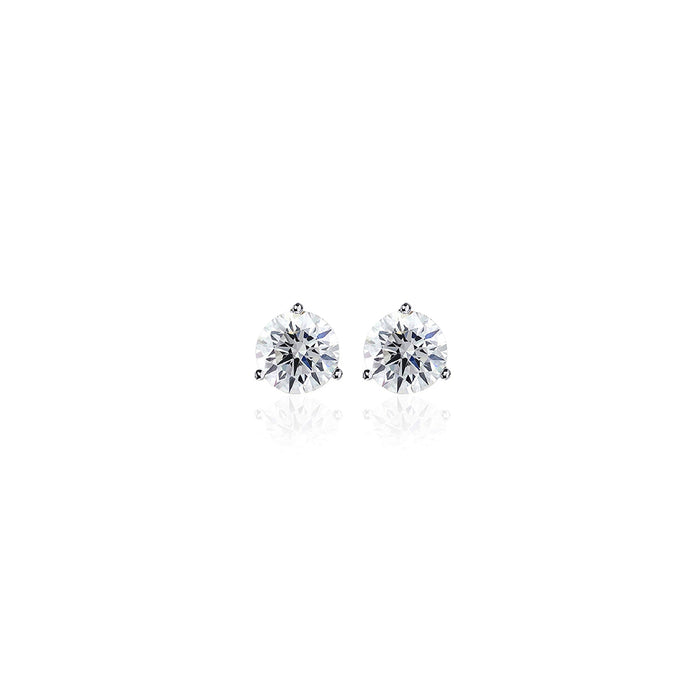 Diamond Stud Trinity Earrings (0.33-4.00tcw)