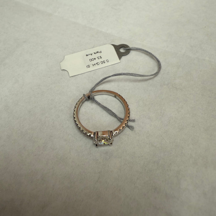 Oval & Round Diamond Ring