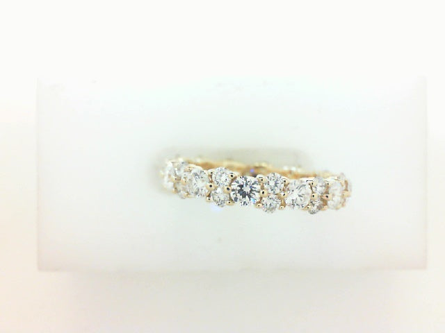 14K YELLOW GOLD THOMPSON ETERNITY WEDDING BAND WITH 1.95TCW ROUND BRILLIANT DIAMONDS (G/H/I COLOR, SI2 CLARITY) BY G.ST CEREMONY.