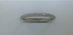 18K WHITE GOLD FULL ETERNITY MERCER BAND SET WITH 0.50TWT PAVE DIAMONDS (G COLOR, VS CLARITY)  BY GREENWICH ST CEREMONY

BW: 1.7mm
BH: 2mm