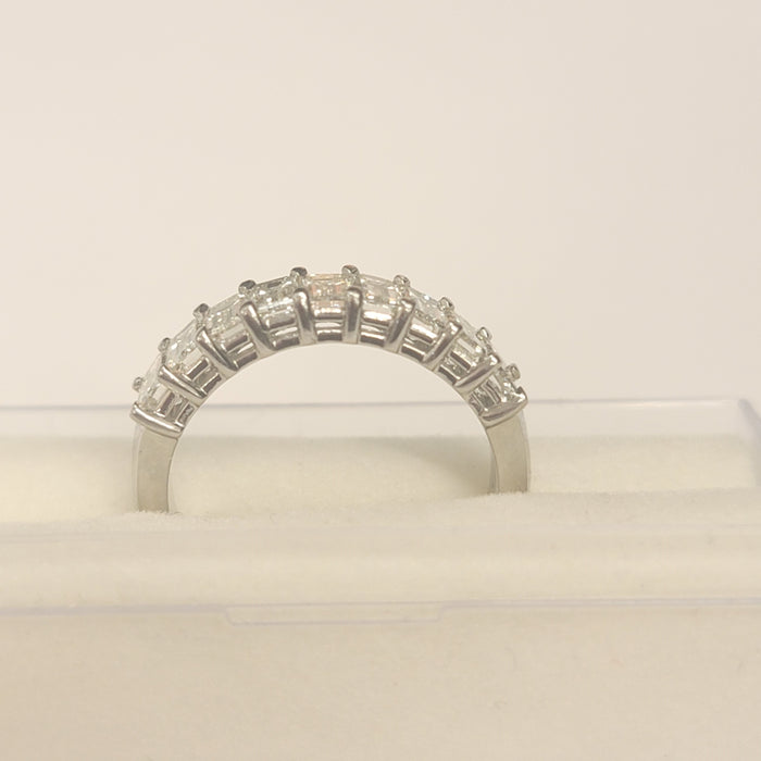 1.70tcw Battery Half Diamond Eternity band