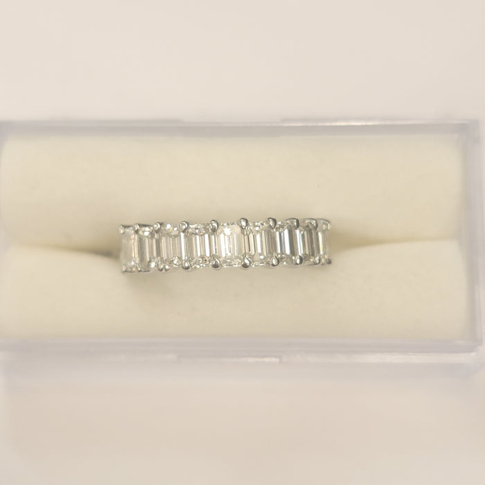 1.70tcw Battery Half Diamond Eternity band
