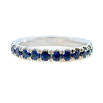 Large Baxter Sapphire Eternity Wedding Band