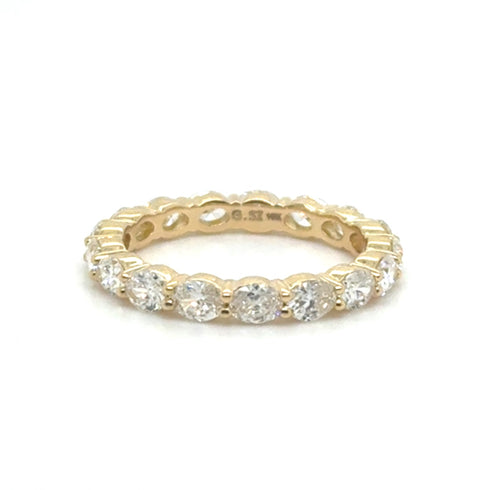 Varick Full Diamond Eternity Wedding Band
