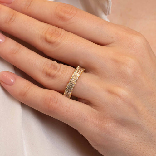 4.59tcw Battery Full Diamond Eternity Wedding Band Image 2