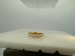 Duane Double Row Pave Wave Wedding Band