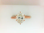 Laurel 1.50ct Oval Solitaire Diamond Engagement Ring