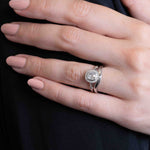 Aimee Halo 1.14ct Old European Diamond Engagement Ring