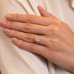 Baxter 2.54ct Lab Cushion Cut Diamond Engagement Ring