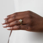 Ann 1.70ct Oval Cut Diamond Engagement Ring