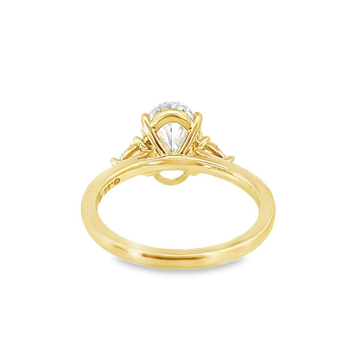 Ann 1.70ct Oval Cut Diamond Engagement Ring