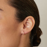 Small Hinged Huggie Earrings