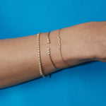 Trio Diamond Bezel Cuff