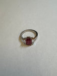 Ruby & Diamond 3-Stone Statement Ring