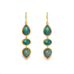 Opal Trio Drop Earrings