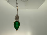 Emerald & Diamond Drop Earrings
