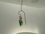Emerald & Diamond Drop Earrings