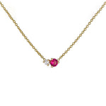 Ruby & Diamond Necklace