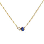 Sapphire & Diamond Necklace