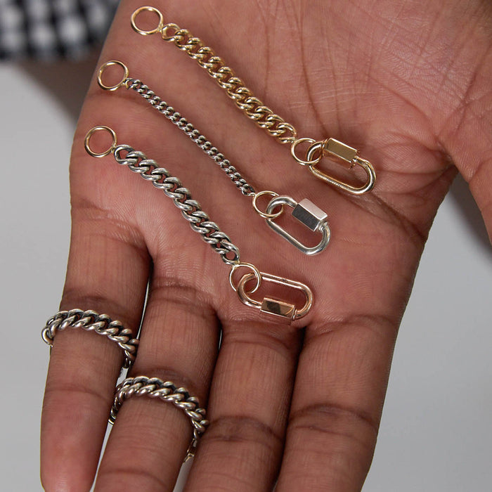 Gold Heavy Curb Ring Chain (XL)