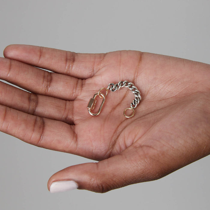 Gold Heavy Curb Chain Ring