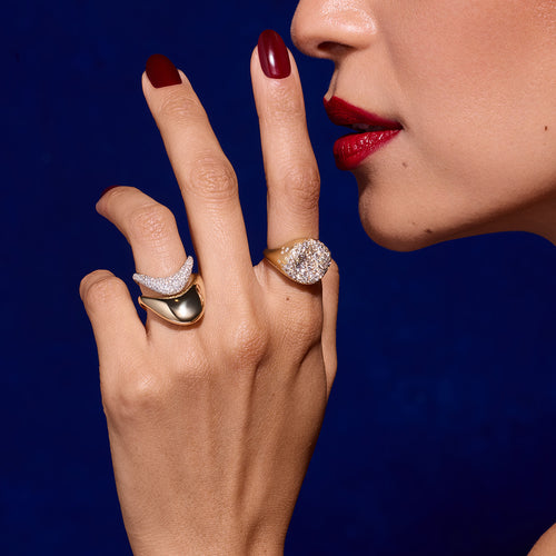 Big ZAHA Plain Ring Image 2