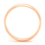 14K ROSE GOLD "WALKER" 5MM WIDE LIGHT COMFORT FIT WEDDING BAND WITH HIGH POLISH FINISH BY GREENWICH ST. CEREMONY.