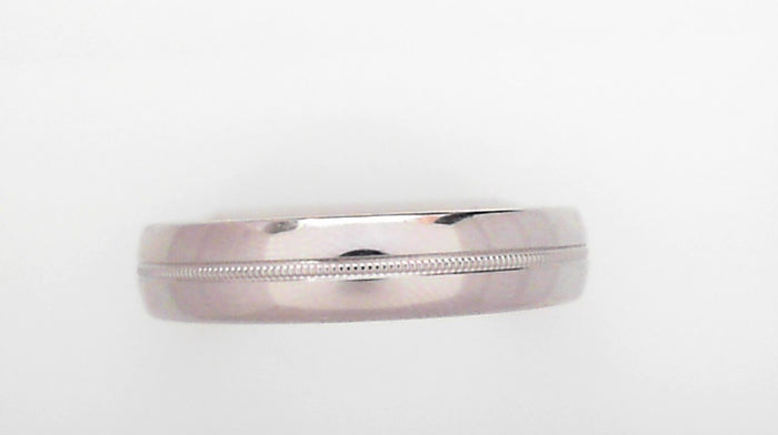5mm Legacy Coin Edge Center Wedding Band