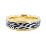 6mm Kona Damascus Wedding Band