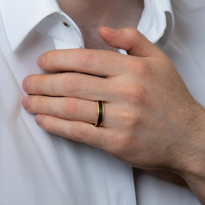 2.5mm Carbon Fiber Wedding Band