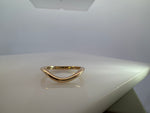 Bond Wave Wedding Band