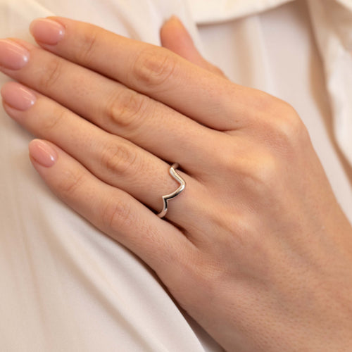Canal Wave Wedding Band Image 2
