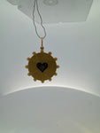 Diamond Ruche Pave Shimmer Heart & Tree of Life Charm