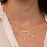 Mini Dots Arc Necklace