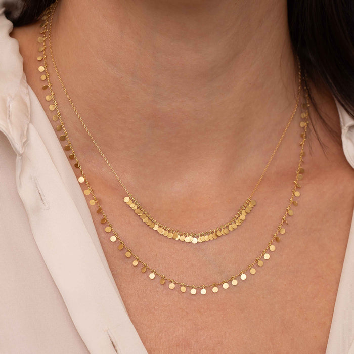 Mini Dots Arc Necklace