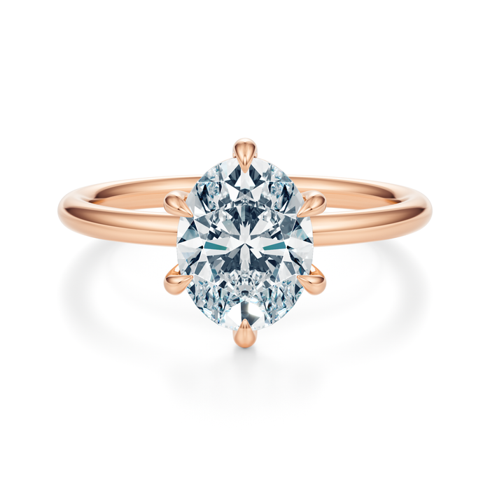 Baxter 6-Prong Solitaire Engagement Ring Setting