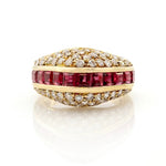 Ruby and Diamond Statement Ring