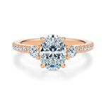 Petite Elizabeth Pavé Engagement Ring Setting