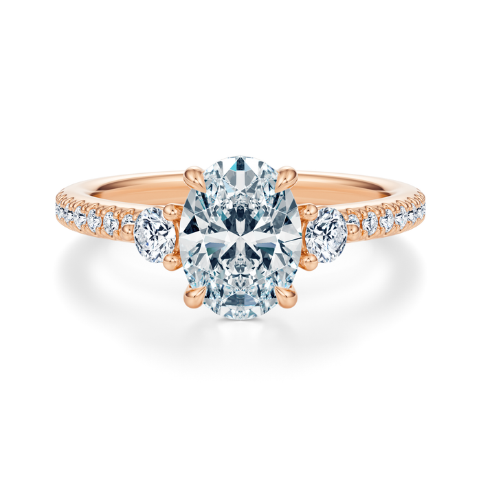 Petite Elizabeth Pavé Engagement Ring Setting
