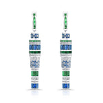 Sapphire and Tsavorite Kryptonite Earrings
