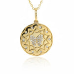 Diamond Butterfly Pendant Necklace