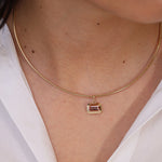 Imperial Topaz "Quince" Frame Charm